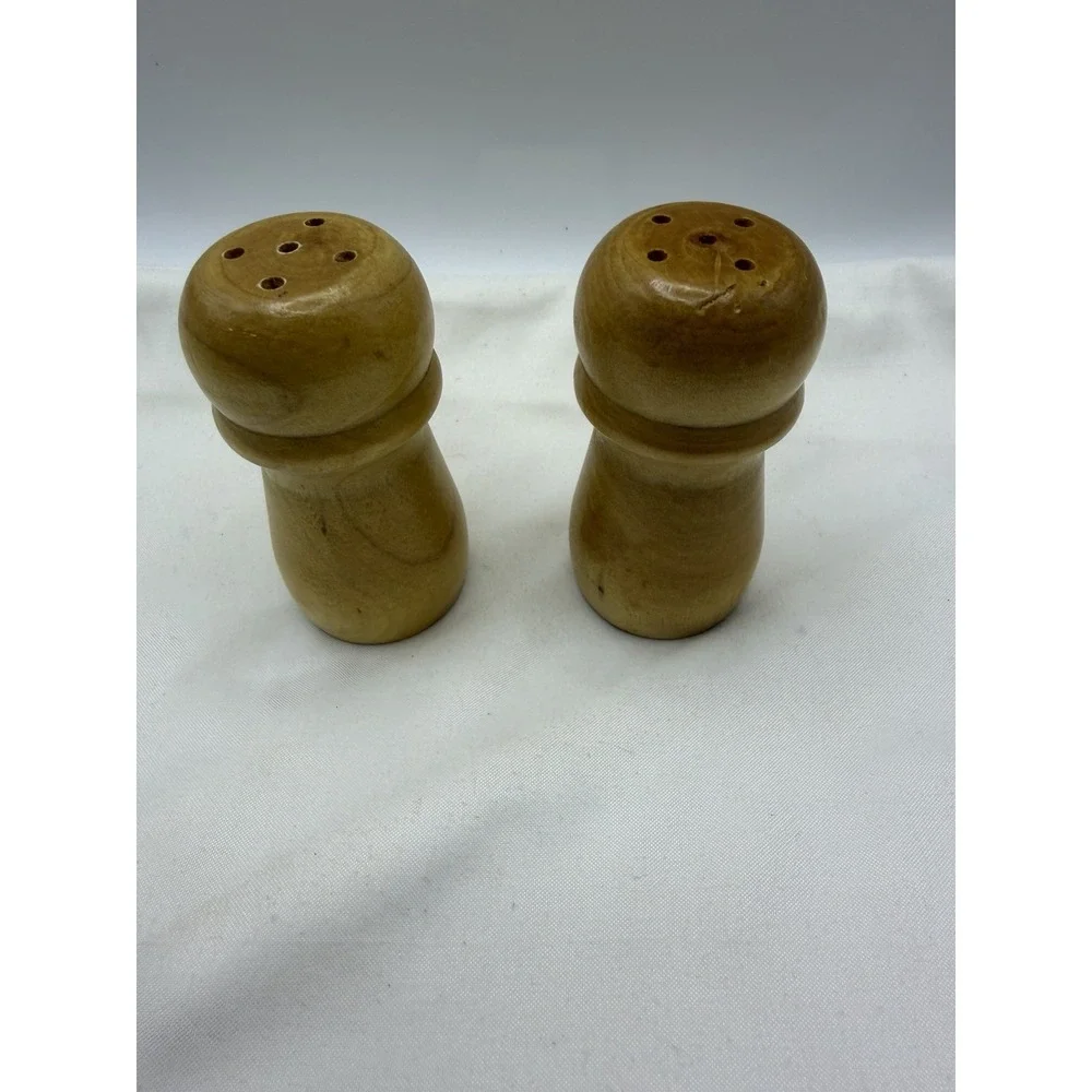 Wood Classic Salt And Pepper Shakers Set